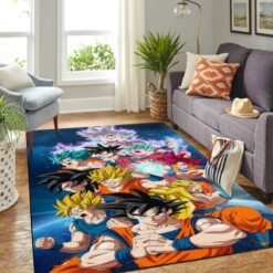 Dragon Ball Goku Level Carpet Rug