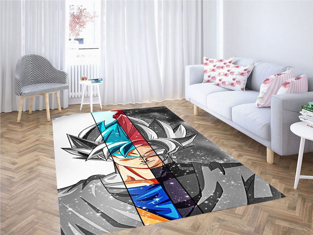 Dragon Ball Z Living Room Modern Carpet Rug