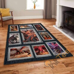 Dragon Oriental For Living Room Kitchen Bedroom Disney Lover Comfortable Soft Rug