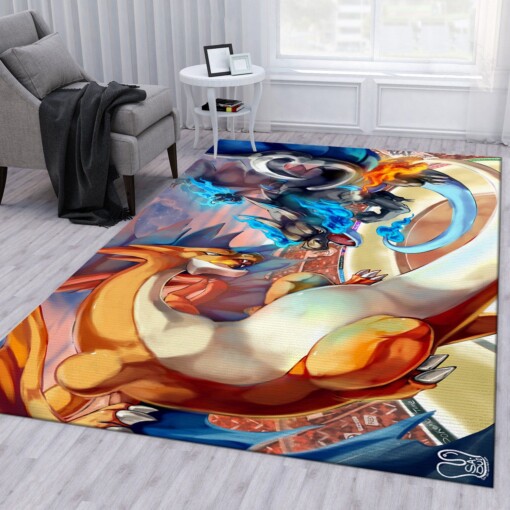 Dragon Pokemon Rug Custom Size And Printing