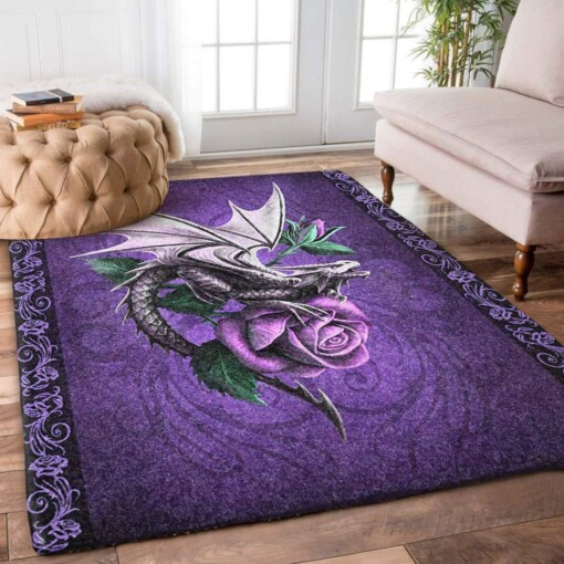 Dragon Rose Violet Limited Edition Rug