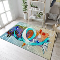 Dratini Pokemon Rug  Custom Size And Printing