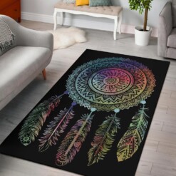 Dreamcarcher Colorful Native American Design Area Limited Edition Rug