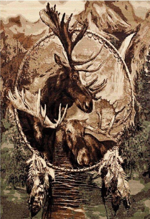 Dreamcatcher Moose Limited Edition Rug