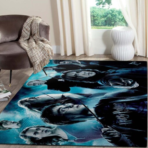 Dumbledore And Snape Harry Potter Rug  Custom Size And Printing