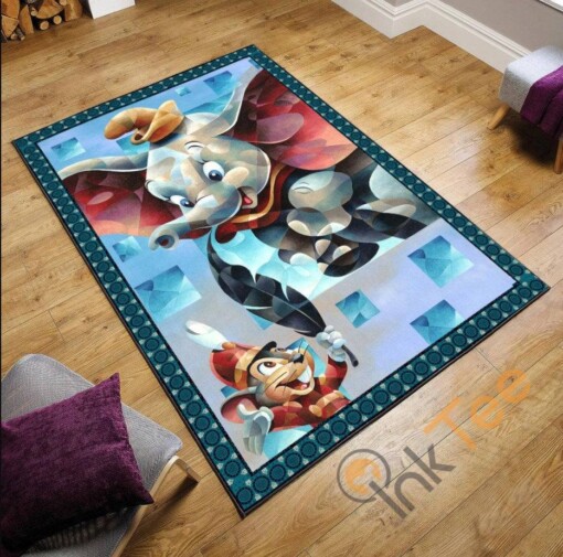 Dumbo 3d Movie Disney Character Christmas Gift For Lover Rug