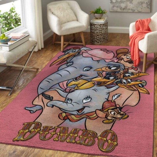 Dumbo And Friend Area Rug
