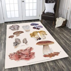 Edible Mushroom Rectangle Limited Edition Rug