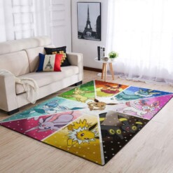 Eevee Pokemon Area Rug