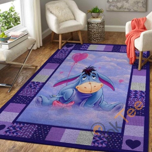 Eeyore Winnie-the-pooh Books Living Room Bedroom Decoration Gift For Disney Lover Rug