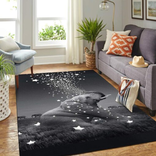 Elephant Star Carpet Floor Area Rug