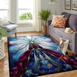 Elsa Frozen Disney Floor Decor Movies Bedroom Lover Living Room Rug