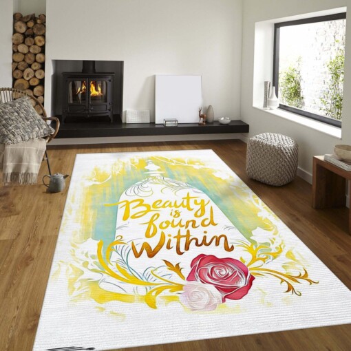 Enchanted Rose Rug  Custom Size And Printing