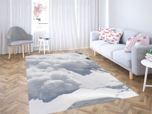 Everest White Living Room Modern Carpet Rug