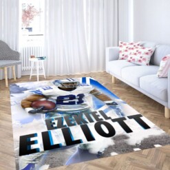 Ezekiel Elliott Living Room Modern Carpet Rug