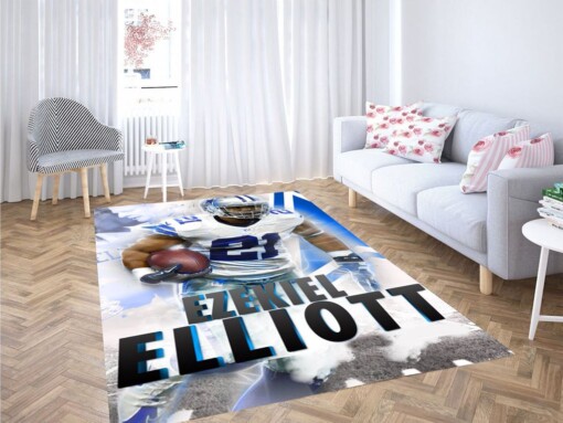 Ezekiel Elliott Living Room Modern Carpet Rug