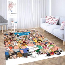 Family Guy All Characters Carpet Rug