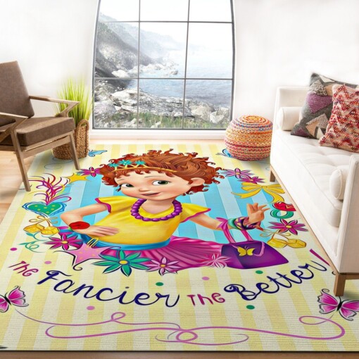 Fancy Nancy Fancier Rug  Custom Size And Printing