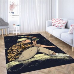 Fear  Loathing Galaxies Living Room Modern Carpet Rug