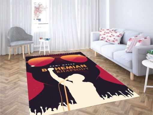 Fearless Lives Forever Living Room Modern Carpet Rug