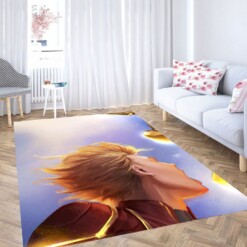 Fight Captain Marvel Carpet Rug