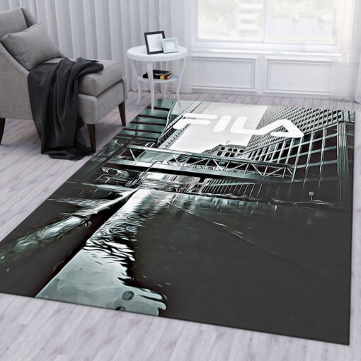 Fila Fashion Rug  Custom Size And Printing