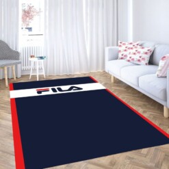 Fila Logos Living Room Modern Carpet Rug