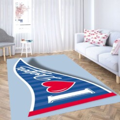 Flag Angeles Dodgers Living Room Modern Carpet Rug