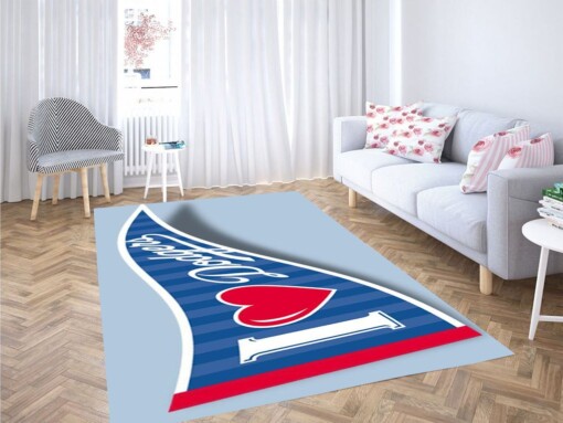 Flag Angeles Dodgers Living Room Modern Carpet Rug
