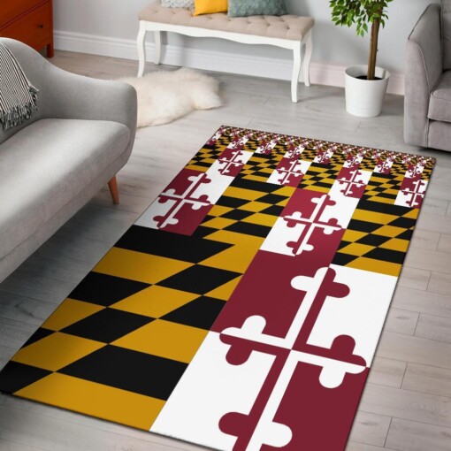 Flag Of Maryland Area Rug