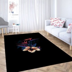 Flowers Backkgrounds Living Room Modern Carpet Rug