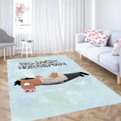 Flying Bojack Horseman Carpet Rug