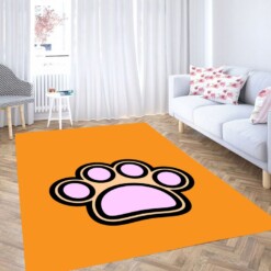 Foot Of Dog Living Room Modern Carpet Rug