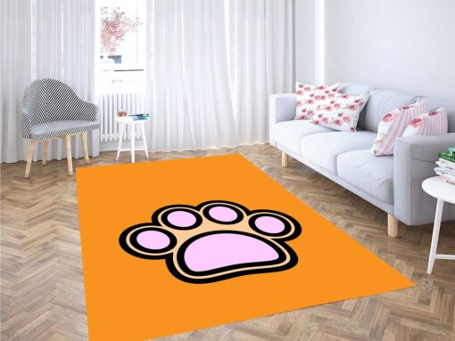 Foot Of Dog Living Room Modern Carpet Rug