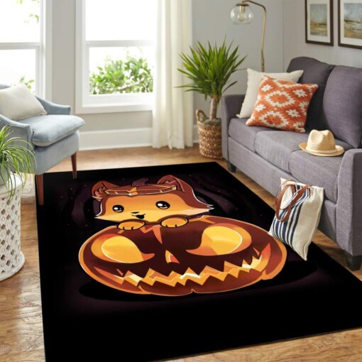 Fox Halloween Carpet Floor Area Rug
