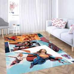 Framing Dc Comics Carpet Rug