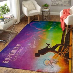 Freddie Mercury Bohemian Rhapsody Area Rug