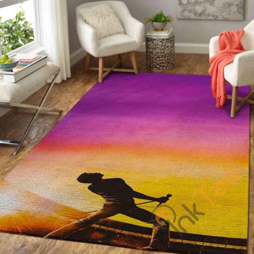 Freddie Mercury Bohemian Rhapsody Area Rug