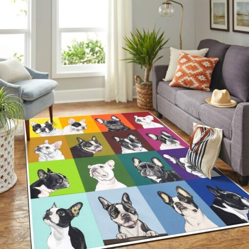 French Bulldog Colours Mk Carpet Area Rug