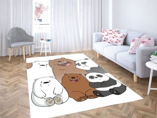 Friendship Of We Bare Bears Carpet Rug