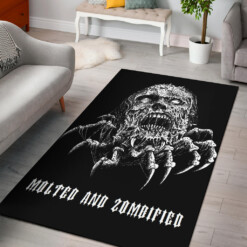 Skull Zombie Claw Area Rug