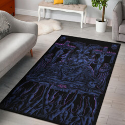 We Are Proud To Unleash The Only Real Ultimate Metalhead Area Rug In The World Sexy Blue Pink