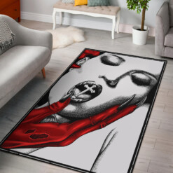 New! Skull Satanic Satan's Dark Desire Area Rug Original Color