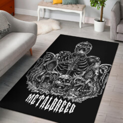 Skull Sword Metalbreed Area Rug