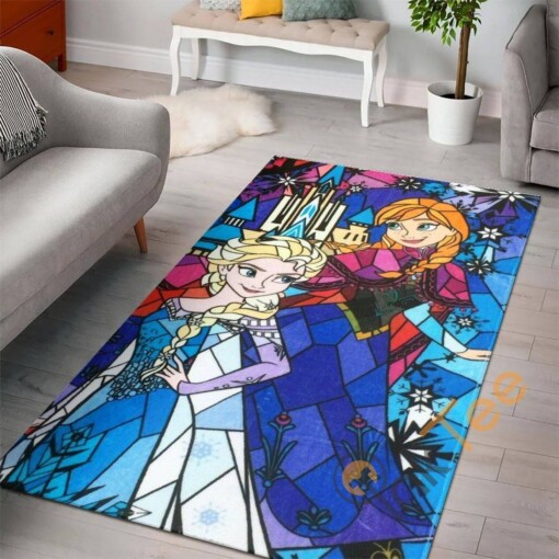 Frozen Disney Movies Custom Children Room Decoration Gift Christmas Floor Decor Lover Rug