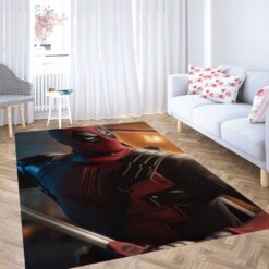 Funny Deadpool Living Room Modern Carpet Rug