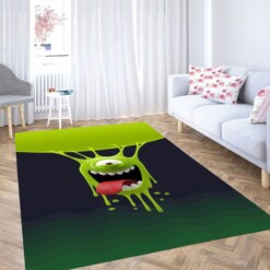 Funny Wallpaper Living Room Modern Carpet Rug