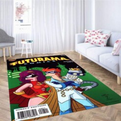 Futurama New Justice Team Carpet Rug