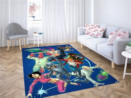 Futurama Wallpaper Living Room Modern Carpet Rug