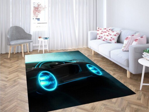 Futuristic Car Living Room Modern Carpet Rug